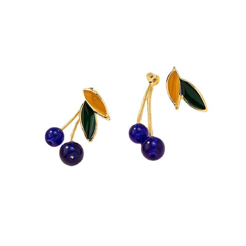 European And American Style Personality, Trend, Fashion Cherry-shaped Earrings